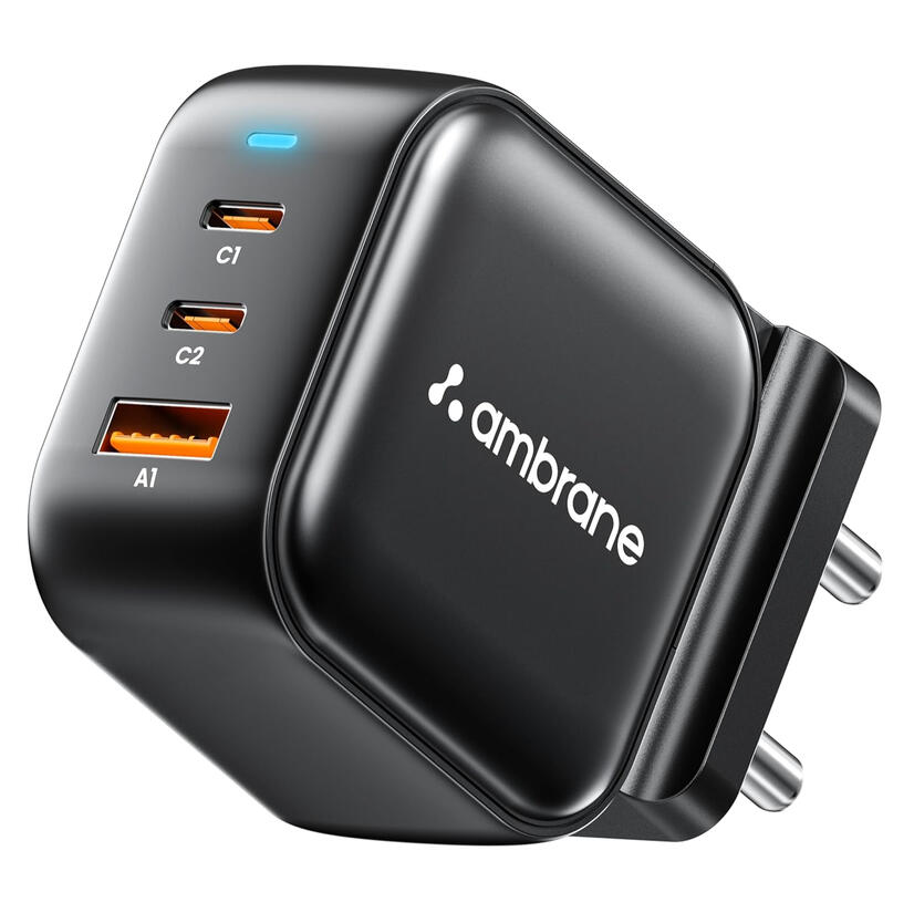 Ambrane RAAP G65 65W GaN, PD charger for Laptops and phones